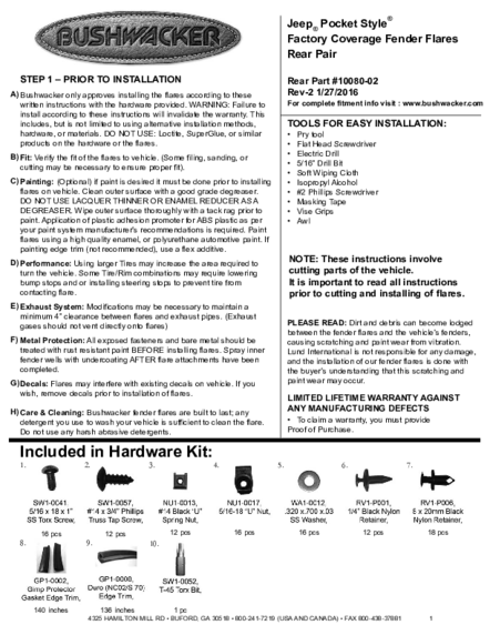 Installation Manual